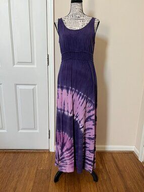 Prana Purple Tie-dye Dress, Size S